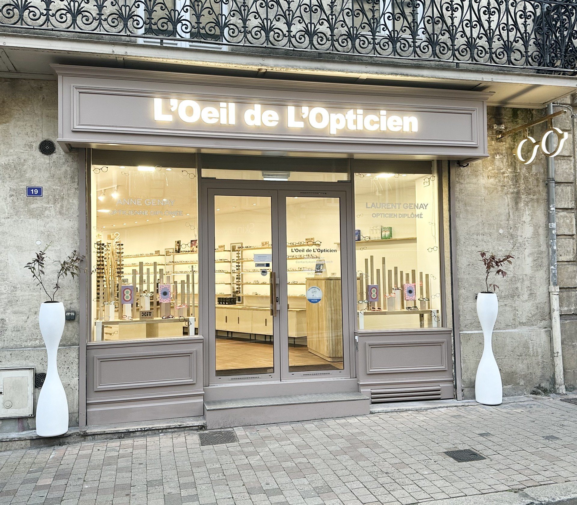Opticien Bordeaux - L'oeil De L'opticien Anne & Laurent Genay, Opticien à Bordeaux